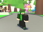 Player Using Snowboard.jpg (26 KB) A player using the Black Snowboard.