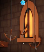 The Crossbow Grappling Hooks in the Candy Trading Shop.