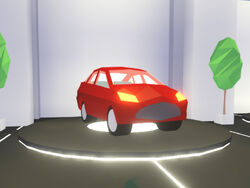 Can We Play ROBLOX ADOPT ME In A TESLA!? (ACTUALLY WORKS!) 