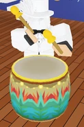 Desert Drum hold.png (133 KB) A player holding the Desert Drum.