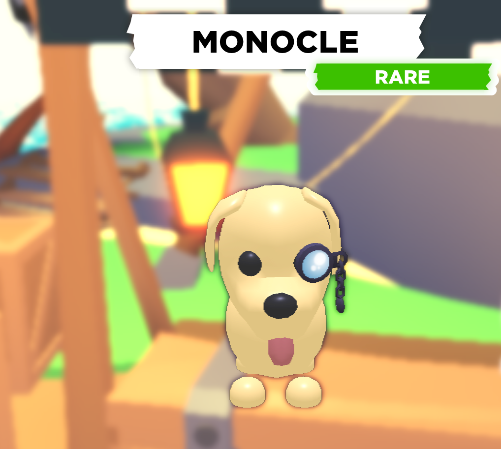 Monocle Adopt Me Wiki Fandom - adopt me roblox dog accessories