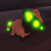 Neon Halloween Black Mummy Cat (Uncommon)