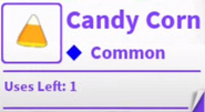 Candy Corn in a player's inventory