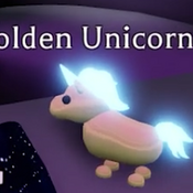 Neon Golden Unicorn (Legendary)