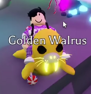 Mega Neon Golden Walrus (Legendary)