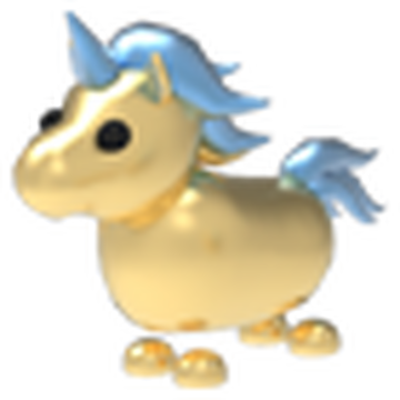 Golden Unicorn Adopt Me Wiki Fandom - roblox adopt me mega neon unicorn