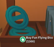 Fun Flying Disc display.png (87 KB) Fun Flying Discs displayed in the current Pet Shop.