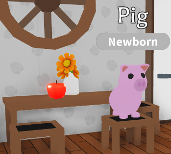 Pig Adopt Me Wiki Fandom - new pig and cow pet in adopt me new roblox adopt me farm egg pet update