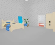 A Bedroom in the Queenslander House.