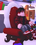 The teaser image of the Santa Throne.