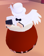 A player using the Gift Sack Pogo.