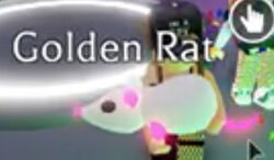 Golden Rat, Trade Roblox Adopt Me Items
