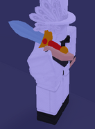 A player holding the Toy Sword.
