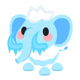 Snowy Mammoth Sticker