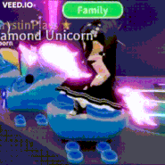 Mega Neon Diamond Unicorn.gif (1,08 MB) Un unicornio de diamante mega neón siendo montado por un jugador