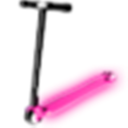 neon pink scooter