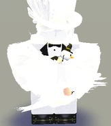 A player using the Snowman Plush.