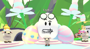 Eggburt during the Easter Event (2021).