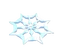 Snowflake Flying Disc