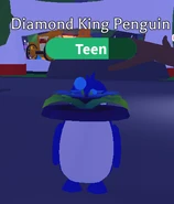 Flower Flying Disc use.png (114 KB) A Diamond King Penguin holding the Flower Flying Disc.