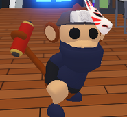 The Ninja Monkey in-game.