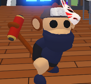 A Ninja Monkey in-game.