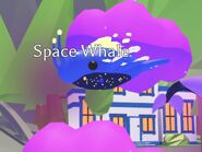 The Space Whale on display in front of the Nursery.