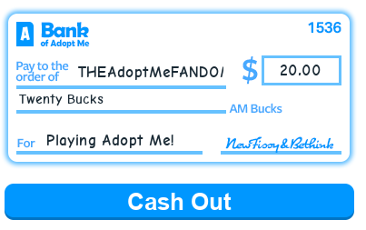 Paychecks Adopt Me Wiki Fandom