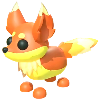 Flaming Fox | Adopt Me! Wiki | Fandom