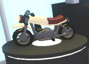 The Motorbike on display.