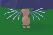 The Bone Wings on a Dog.
