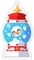 Snow Globe Sticker