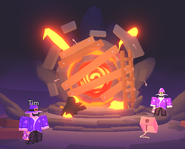The portal being blocked after the end of the event.