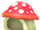 Eco Red Mushroom Hood