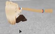 A player using the Didgeridoo.