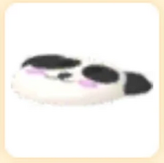 Panda frisbee in a player's inv