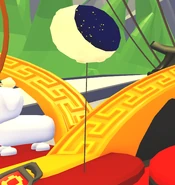 The Eclipse Balloon on display.