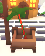 The Festive Holly Propeller on display at the Winter Market.