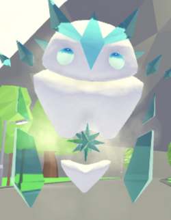 The Ice Golem in-game.
