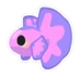 Pink Betta Fish Sticker