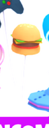 The Burger Balloon at the Gifts stand.