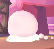 The Giant Snowball on display.