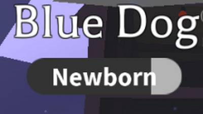 making neon blue dog in roblox adopt me