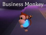 Mega Neon Business Monkey