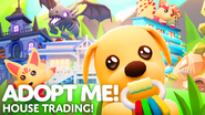The Shadow Dragon on Adopt Me!'s thumbnail, along with the Dog, Kitsune, and Strawberry Shortcake Bat Dragon.