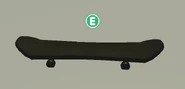 The Black Skateboard in-game.