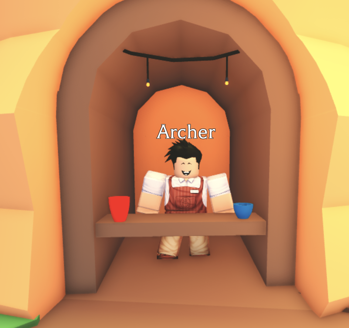 Archer in the Coffee Shop