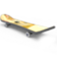 The Doge Skateboard in a player's inventory.