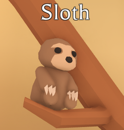 Sloth Adopt Me Wiki Fandom - roblox adopt me mega neon sloth