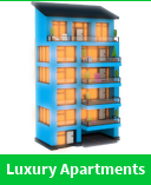 The Luxury Apartments in the house selection screen.